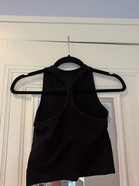 Free People Black Racerback Tank Top
